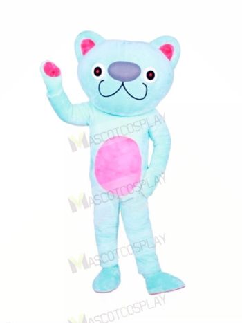 Cute Blue Cat Mascot Costumes Animal
