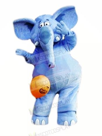 Strong Blue Elephant Mascot Costumes Animal