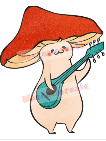 Mushroom mascot costume