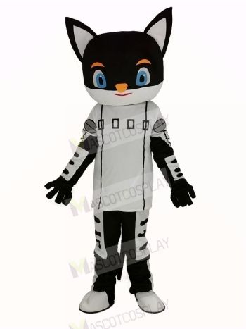 Sir Black Cat Mascot Costume Cartoon