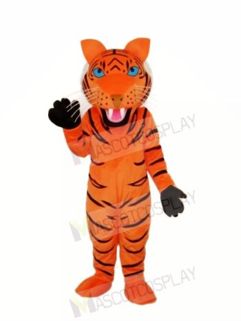 Red Brown Tiger Mascot Adult Costume Free Shipping 