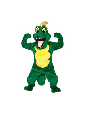 Green Dragon Mascot Costume