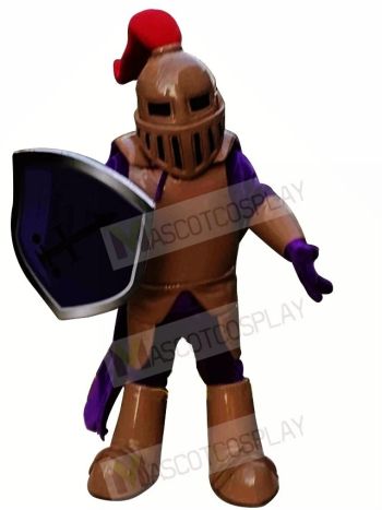 Copper Knight Spartan Trojan Mascot Costume
