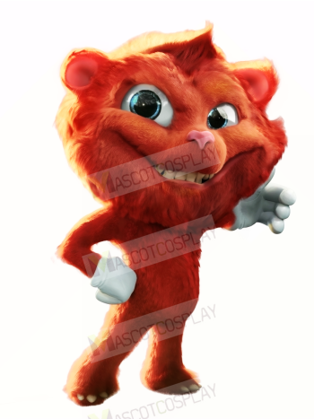 Orange Critter Mascot Costumes Cartoon