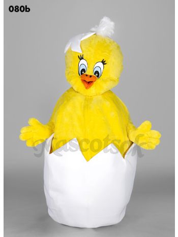 New Hatched Chick Mascot Costume - Plush