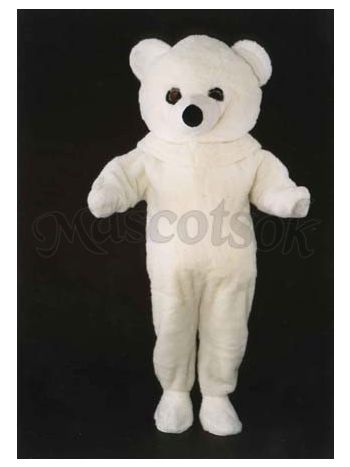 New White Polar Bear Costume Mascot