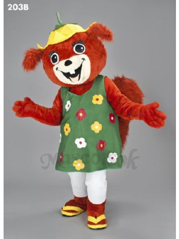 New Squirrel Mascot Costume