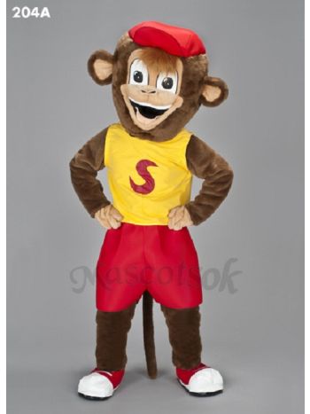New Smiley Monkey Mascot Costume