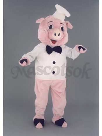 New Chef Pig Costume Mascot