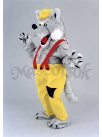 New Happy Wolf Mascot Costume