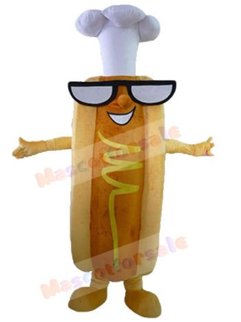 Hotdog mascot costume