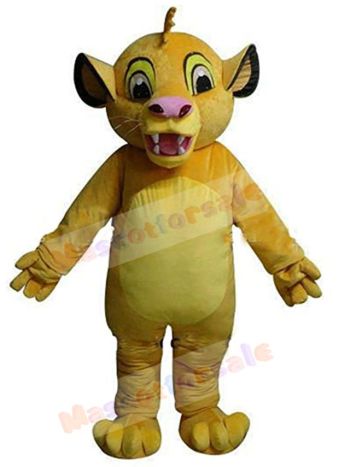 Lovely Lion King Cub Mascot Costume Animal
