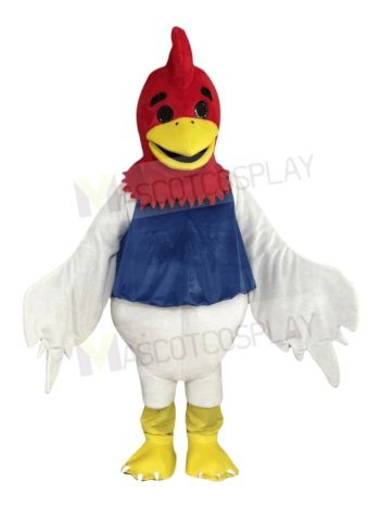 Red Head Big Chicken Mascot Costume
