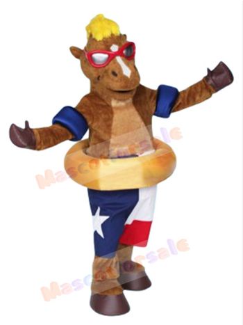 Typhoon Horse mascot costume