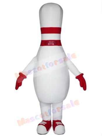 Bowling Pin mascot costume