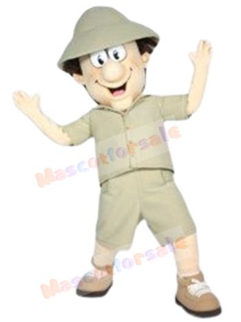 Explorer Boy mascot costume