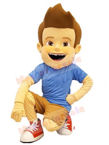 Boy mascot costume
