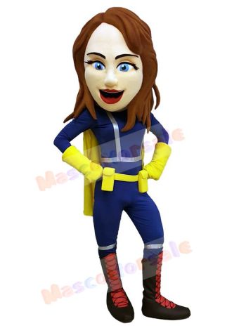 Female Firefighter mascot costume