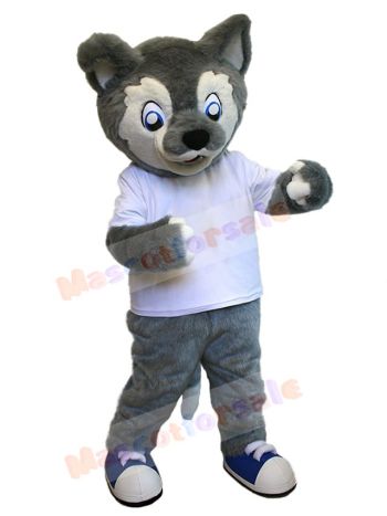 Wolf mascot costume