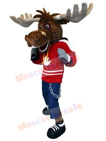 Moose mascot costume
