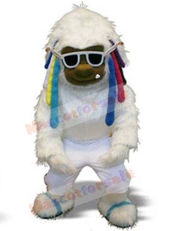 Yeti mascot costume