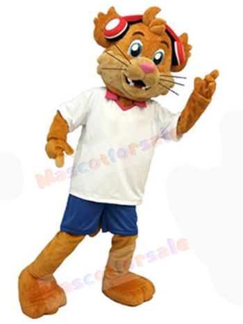Wolf mascot costume
