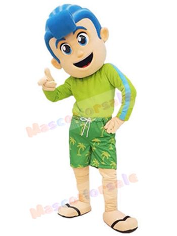 Boy mascot costume