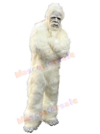 Yeti mascot costume