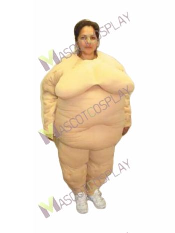 Female Fat Suit Padding Mascot Costume 
