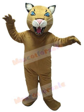 Fierce Adult Puma/Cougar Mascot Costume