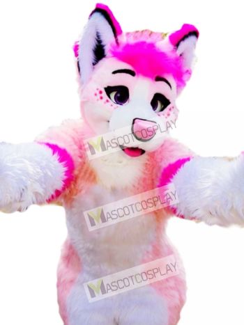 Husky Dog Adult Mascot Costume