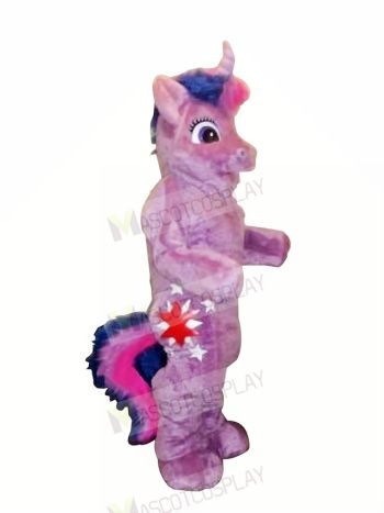 Purple Pony Horse Mascot Costumes Cartoon