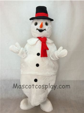 New Frosty Snowman Mascot Costume 