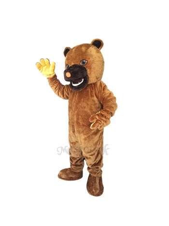 New Snarling Bear Black Mouth Mascot Costume