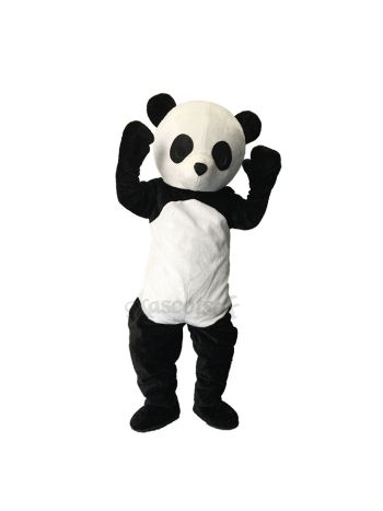 Black And White Panda Plush Adult Mascot Funny Costume
