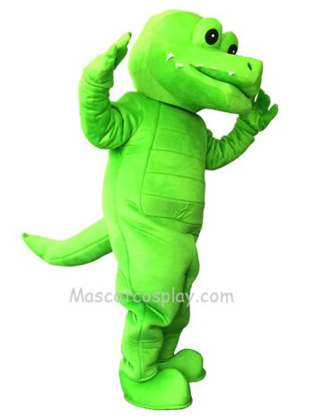 Green Firece Tuff Gator Mascot Costume