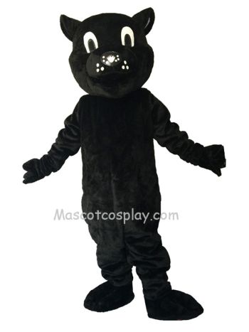 Cute Black Patrick Panther Mascot Costume