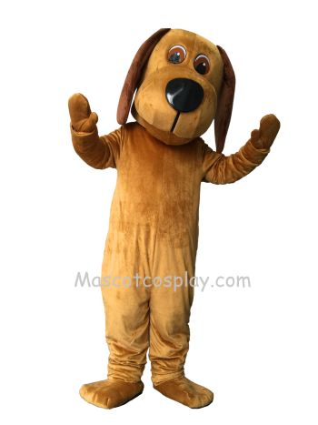 New Tan Long Ears Dog Mascot Costume 