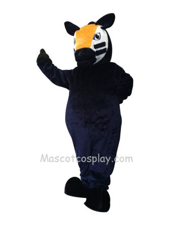 Dark Blue Trojan Horse Mascot Costume