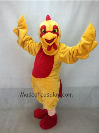 Yellow Chicken Mascot Costume