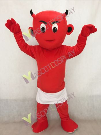 Red Lil Devil Mascot Costume 