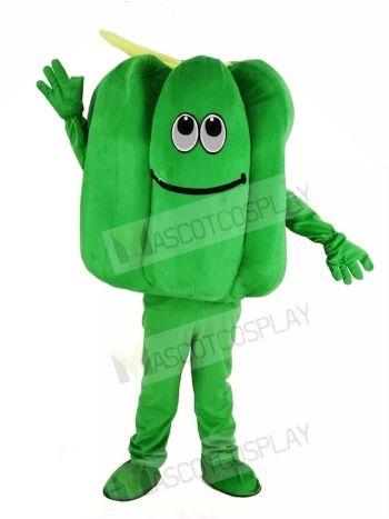Green Pepper Mascot Costume