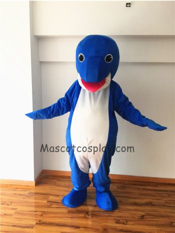 Cute Whale Short Plush Adult Mascot Costume