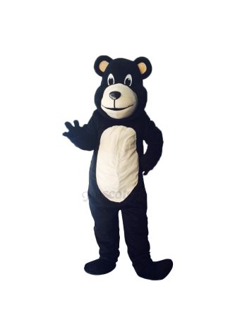New Lovely Bongo Black Bear Mascot Costume