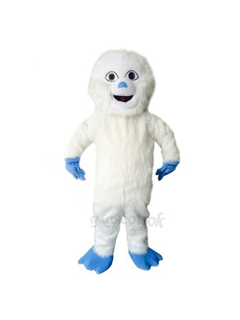 New Blue Hands Yeti Mascot Bigfoot Costume