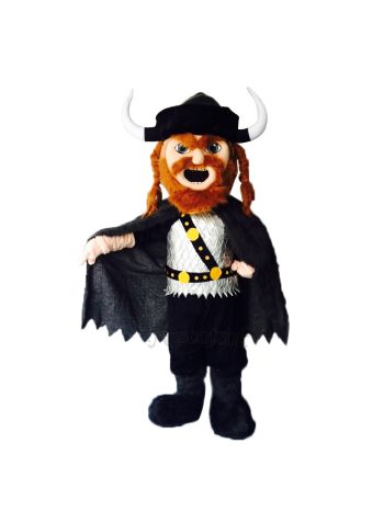 New Brown Beard Viking Mascot Costume  