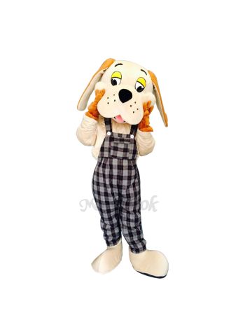 Lucky Dog with Long Ears Mascot Adult Costume 