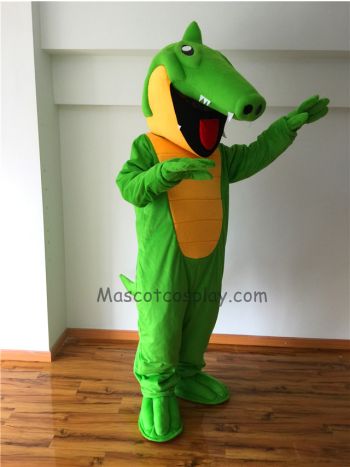 Cute Crunch Gator Mascot Costume