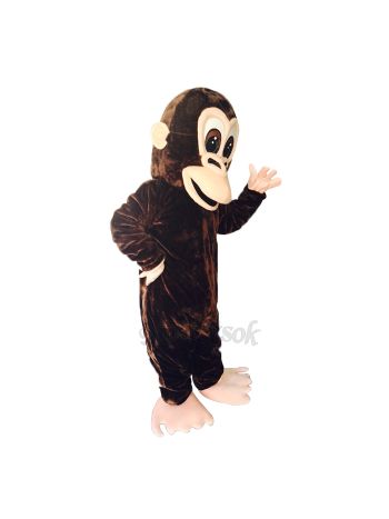 New Lovely Brown Gorilla Costume Mascot