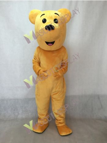 Tan Toy Bear Mascot Costume